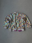 Hatley Girls Sequin Bomber Jacket Full Zip Long Sleeve Multicolor Purple 5