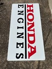 Vintage  honda Engines  X-large Metal Dealer Sign  48 x24   Nos new Old Stock