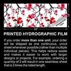 Cherry Blossoms 25 - 18 x46  Hydrographic Film Hydro Dipping Dip Water Transfer