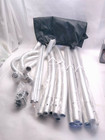 8ft Curved Tension Fabric Display Frame W  Light Mounts And Carrying Bag - 8 x8 