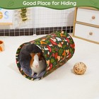 Guinea Pig Tunnel Washable Guinea Pig Hideout Portable Rabbit Tunnel Soft Fer   