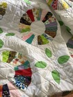 Vintage Quilt Blanket Twin Full Size Hand Quilted Patchwork 