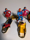 Barclay Vintage Painted Lead Winter Skating And Sledding Figures  Lot Of 11