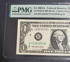2003a  1 Fr-1930-b Mismatched Serial Numbers - Federal Reserve Note Pmg 55 Epq