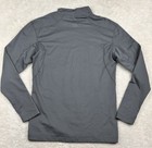 Nike Pro Combat Compression Mock Neck Mens Dri-fit Training Gray Shirt Sz L