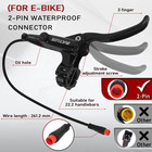 Bucklos E-bike Hydraulic Brakes Set Front rear 4-pistons Power Off 1150 1950mm
