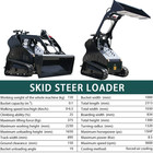 Upgraded 2025 Mini Skid Steer Tracked Loader Garden Farm Usa Stock Free Ship