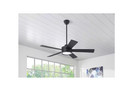 Home Decorators Baxtan 56  Matte Black Ceiling Fan Integrated Led Remote White