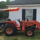 For Kubota  Kioti  Agco Tuff Top Tractor Canopy 52  X 52  -orange