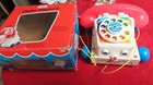 Vintage Fisher Price Pull Along Chatter Telephone 1961 - 1974
