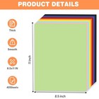 Cardstock 8 5 X 11  40 Sheets 10 Colors Card Stock  75lb  200gsm Copy   Cards   