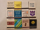 Vintage Hotels Matchbook Collection  Lot  Matches  Chains  Unstruck Unused  Full