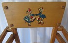 Vintage Wood Baby Doll High Chair  27 Inches Tall Dutch Boy Girl Cass Toys   