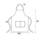 12 Pack Plain Bib Aprons With 2 Pockets - Black Unisex Commercial Apron Bulk    