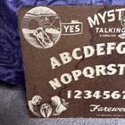 Vintage 1940 s Ouija Board Mystery Talking Board E s  Lowe Company 22    X 14   