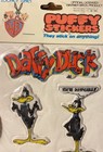 Nos Vintage Warner Brothers Daffy Duck Puffy Stickers Looney Tunes - Sealed 3-d