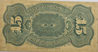 Fr  1268 15 Fifteen Cents 4th Fourth Issue Colombia Fractional   Nice Vf  