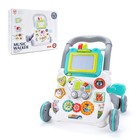 Baby Cartoon Push Walker With Music Drawing Board Educational Learning Toy 6-15m