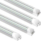 T8 Led Tube Light 6000k 2ft 4ft 5ft 6ft 8ft Led Shop Light Linkable V Shape Lamp