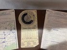 Cessna Flight Plotter Computer 1959 With 2 Vintage Jepco Low Altitude Nav Maps