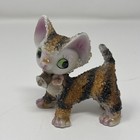 Vtg 1950s Anthropomorphic Sugar Textured Cat Figurine Japan Kitsch Bell  29 Mint