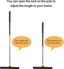 Adjustable Floor Squeegee Scrubber With Telescopic Handle For Water Cleaning