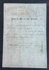 Raleigh And Gaston Rail-road Company Stock Certificate - Confederate Issue