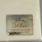 Vtg Hallmark  wedding Memories  Embossed Deluxe Album Photo Book Memories Nib