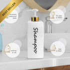 3 Pack Shampoo Conditioner Dispenser Set 21oz Refillable Pump Bottles Body Wash
