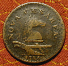 1786 New Jersey Colonial Copper  Maris 17-k     Horse   Plow  Original  Nice 