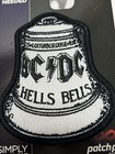Ac dc Hells Bells Patch Pin No Iron Needed Badge Heavy Metal Punk Rock