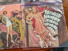 Lot Of 21 Sets Of 1940-50 Movie Star Paper Dolls With Clothing Cut All Original