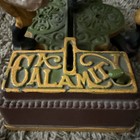 Vintage Calamity Football Mechanical Coin Bank Cast Iron Rugby Toy Display Guc