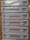 Gatekeeper Shopping Cart Warning Signs 20 Pack For Retail  White M-8033