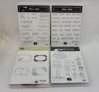 4 Stampin Up Sets  Well Said Sets 1   2  Woodland Wonder  New   Four Frames Read