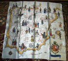 Vintage Spain   Espana Souvenier Scarf-excellent