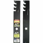 2 Mulching Blade For Poulan Husqvarna Craftsman 42 Inch Lt1000 Dyt 4000 Mower