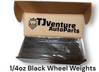 1 Box 1 4 Oz Black Wheel Weights Stick-on Adhesive Tape 9 Lbs Lead-free 576 Pcs