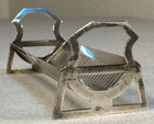 Antique Sterling Silver Simpson hall   Miller Sugar Cube Tray Holder Bowl