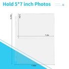 Fabmaker 30 Pack Photo Sleeves For 3 Ring Binder - 5x7 Inch 2 Pocket  Clear