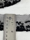 Yardage Antique Black Lace Edging Tambour Chantilly Lace Vintage 4 Yards A17