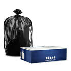 Plasticplace 40-45 Gallon Trash Bags - Black  Case Of 100 Garbage Bags