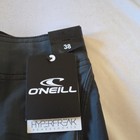 O neill Hyperfreak Men s Board Shorts Striped Black white Drawstring 38