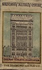 1910   s Chicago Athletic Association Building Sf Matchbook Cover Football Chicago