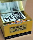 Vintage 1950 s Tums Medicine Full Store Counter Display Box Unopened Packs Nos