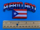 Puerto Rico Flag Embroidered Patch Boricua Iron-on Sew-on  4 25 X 2 25  -hi Qlty