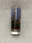 Biltmore Estates Drinking Shot Glass Gold Rim 2oz Asheville North Carolina Nc