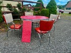 Suberb Antique 1950 s Breakfast Table With 4 Chairs