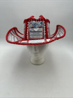Vintage Budweiser Crocheted Cowboy Hat Can Insert Beer Collection Red White Rare