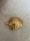 Vintage Avon Golden Turtle Solid Perfume Sweet Honesty Compact